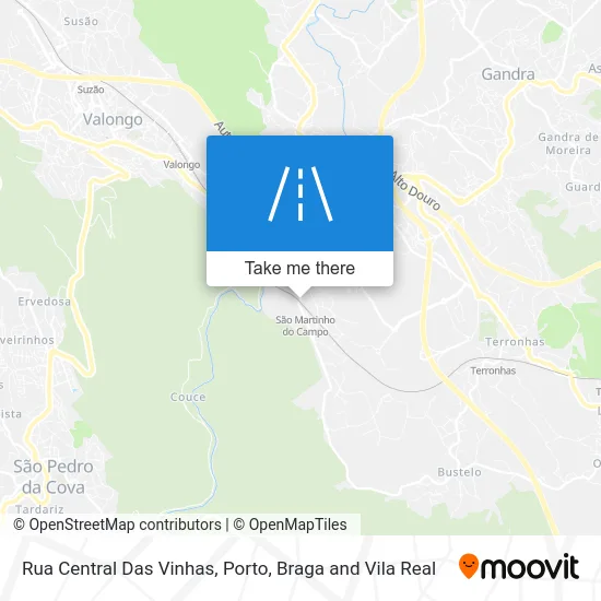 Rua Central Das Vinhas map