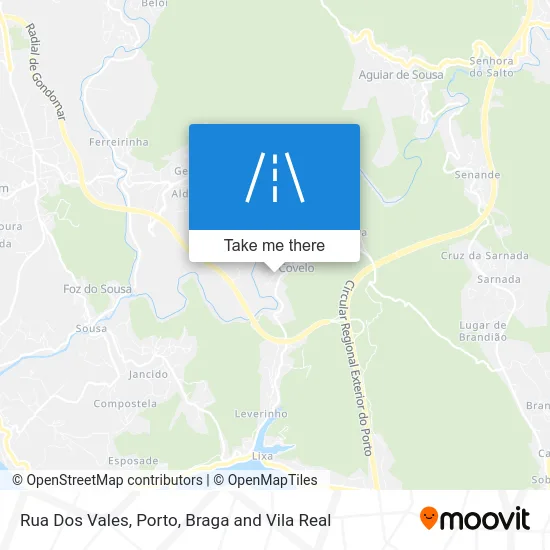 Rua Dos Vales map