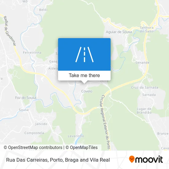 Rua Das Carreiras map