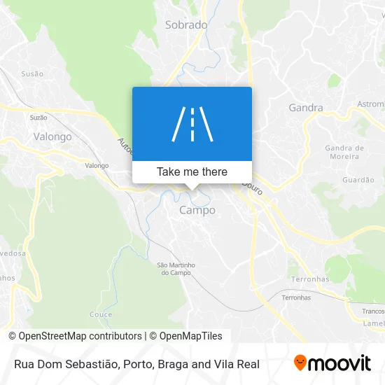 Rua Dom Sebastião map