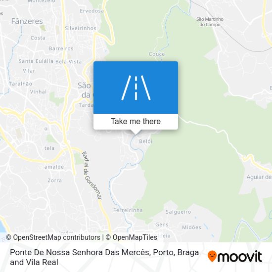 Ponte De Nossa Senhora Das Mercês map