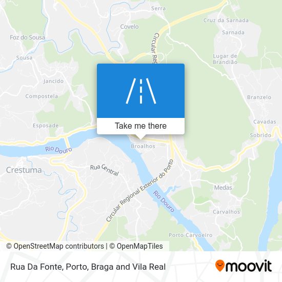 Rua Da Fonte map