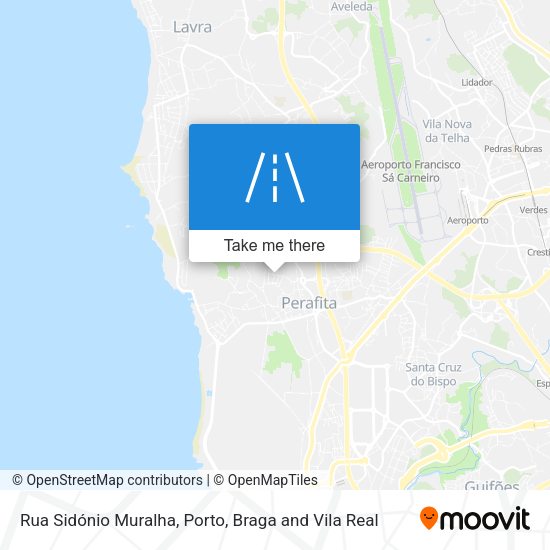 Rua Sidónio Muralha mapa