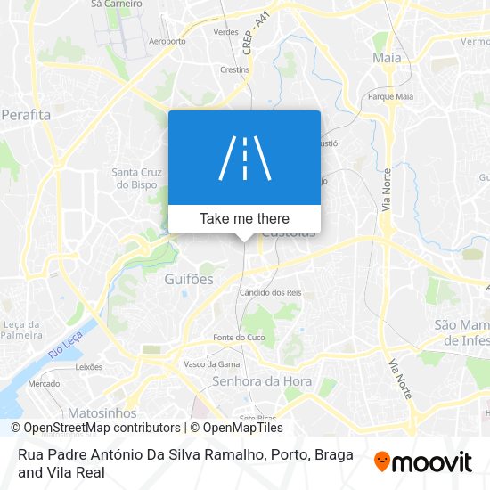 Rua Padre António Da Silva Ramalho map