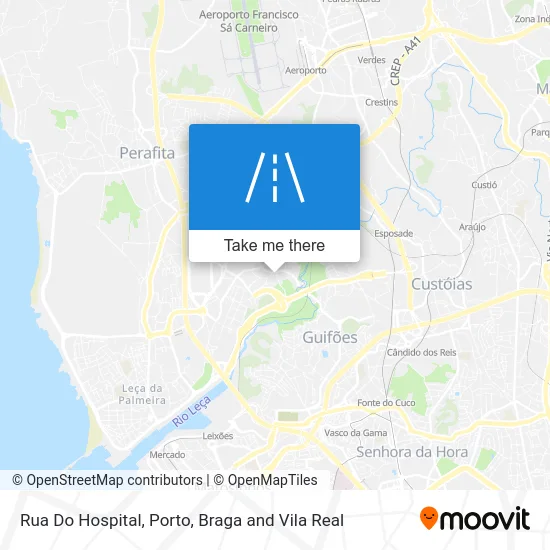 Rua Do Hospital map