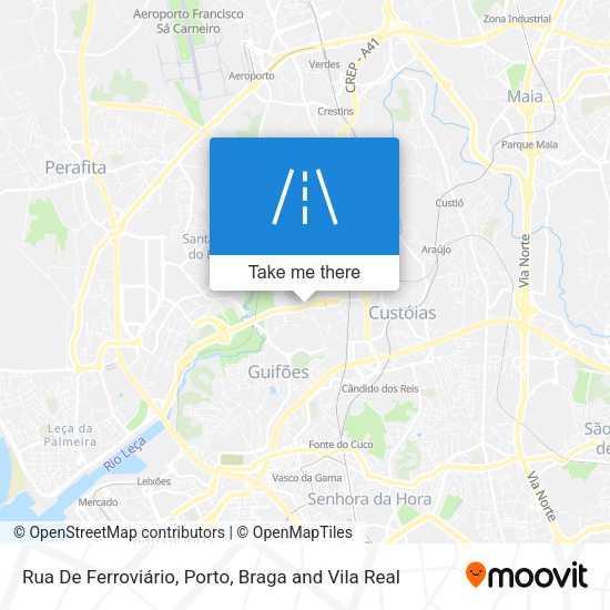 Rua De Ferroviário map