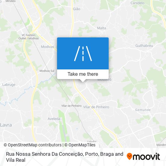 Rua Nossa Senhora Da Conceição mapa