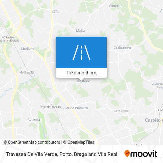 Travessa De Vila Verde mapa