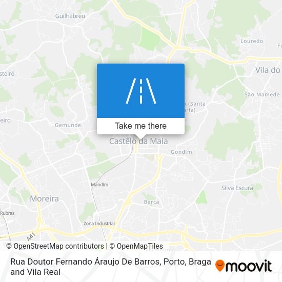 Rua Doutor Fernando Áraujo De Barros map