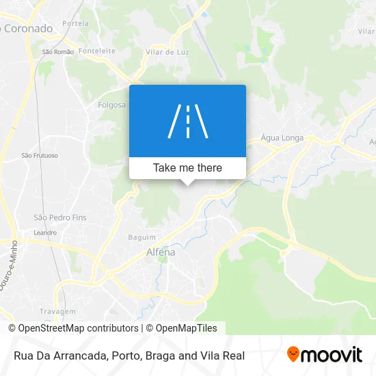 Rua Da Arrancada map