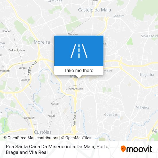 Rua Santa Casa Da Misericórdia Da Maia map