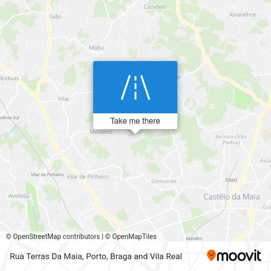 Rua Terras Da Maia mapa