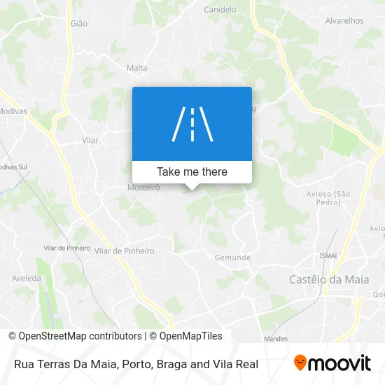 Rua Terras Da Maia map