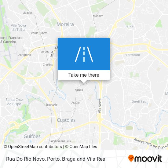 Rua Do Rio Novo mapa