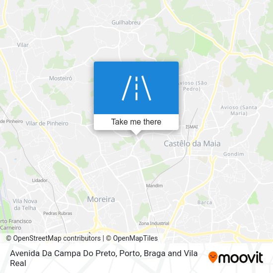 Avenida Da Campa Do Preto map