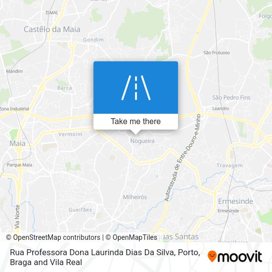 Rua Professora Dona Laurinda Dias Da Silva mapa