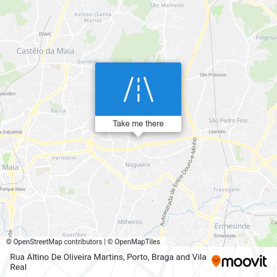 Rua Altino De Oliveira Martins map