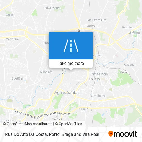Rua Do Alto Da Costa map