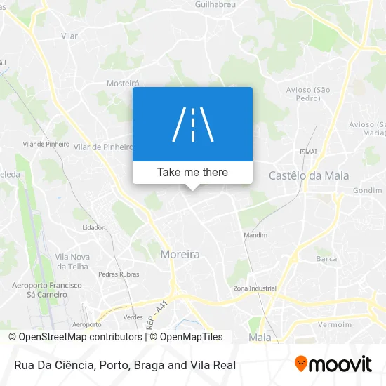 Rua Da Ciência map