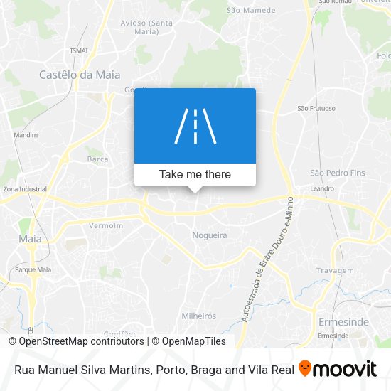 Rua Manuel Silva Martins map