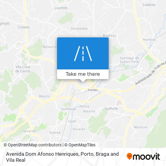 Avenida Dom Afonso Henriques map