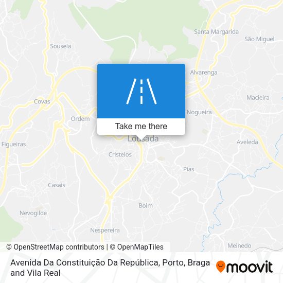 Avenida Da Constituição Da República map
