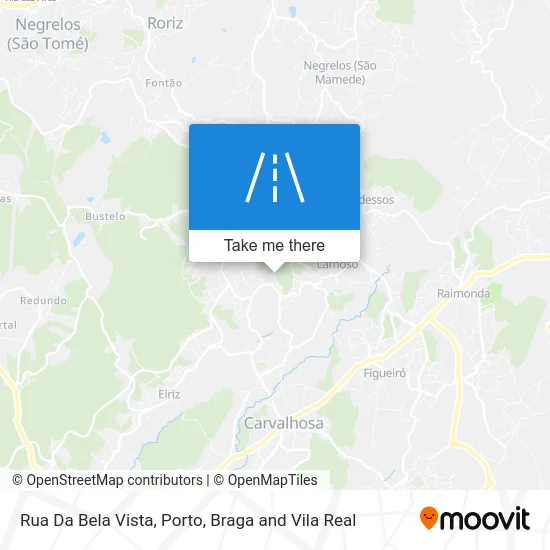 Rua Da Bela Vista map
