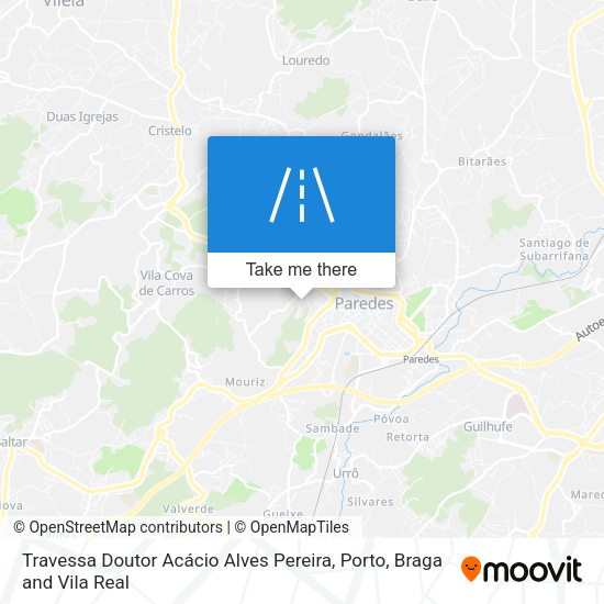 Travessa Doutor Acácio Alves Pereira mapa