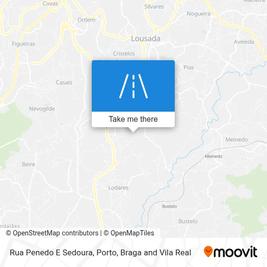 Rua Penedo E Sedoura map