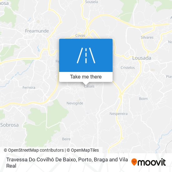 Travessa Do Covilhô De Baixo mapa