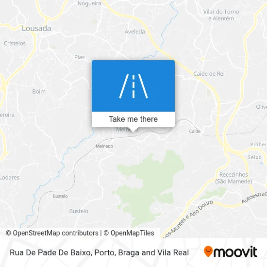 Rua De Pade De Baixo map