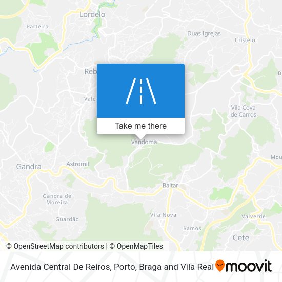 Avenida Central De Reiros mapa