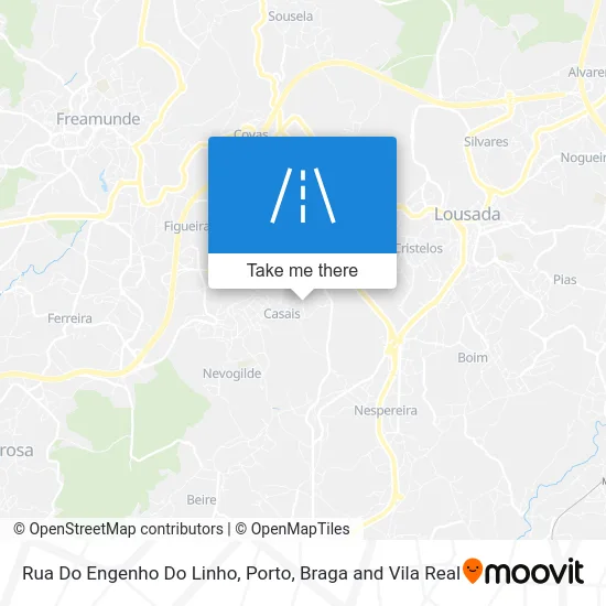 Rua Do Engenho Do Linho map