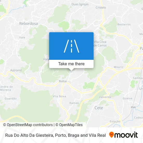 Rua Do Alto Da Giesteira map