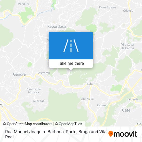 Rua Manuel Joaquim Barbosa mapa