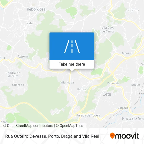 Rua Outeiro Devessa map
