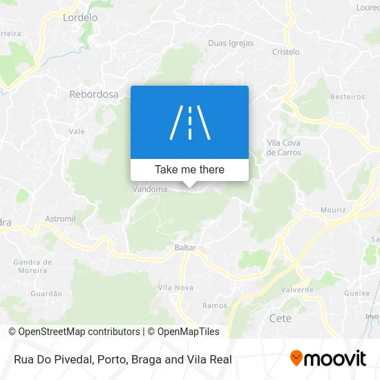 Rua Do Pivedal map