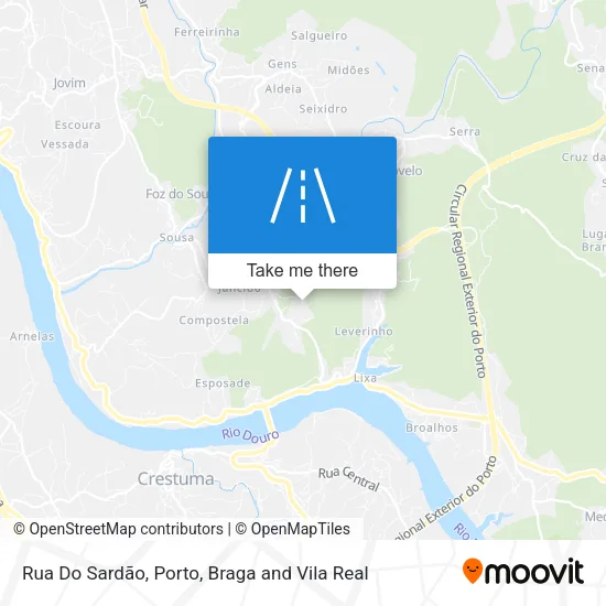 Rua Do Sardão map