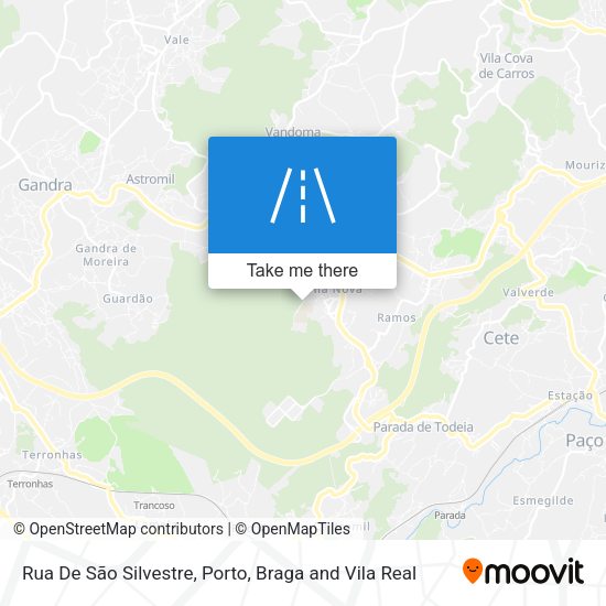 Rua De São Silvestre map