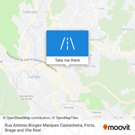 Rua António Borges Marques Castanheira mapa