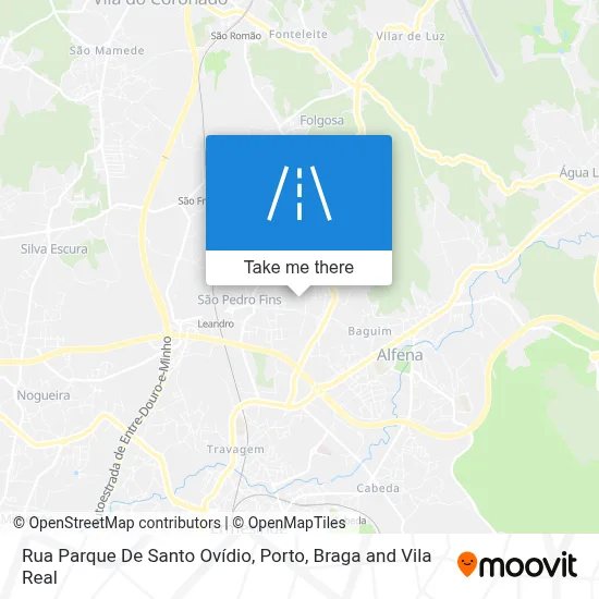 Rua Parque De Santo Ovídio map
