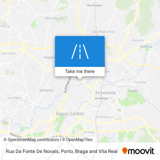 Rua Da Fonte De Novais mapa