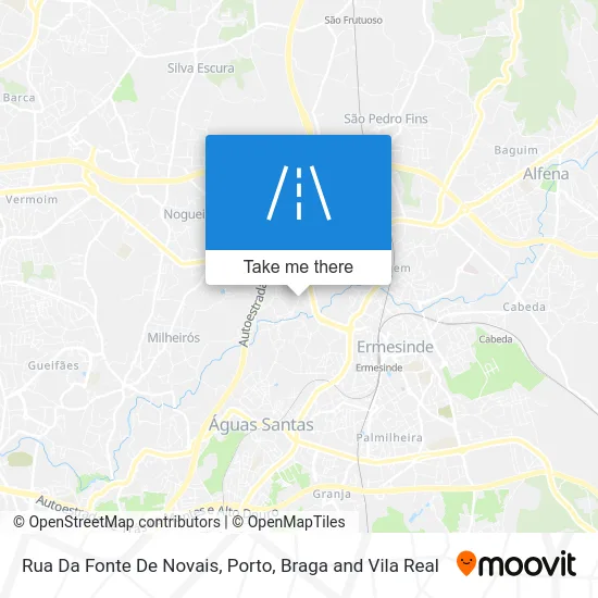 Rua Da Fonte De Novais map
