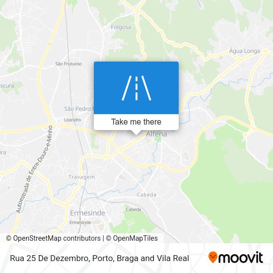 Rua 25 De Dezembro mapa