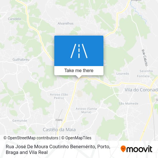 Rua José De Moura Coutinho Benemérito map