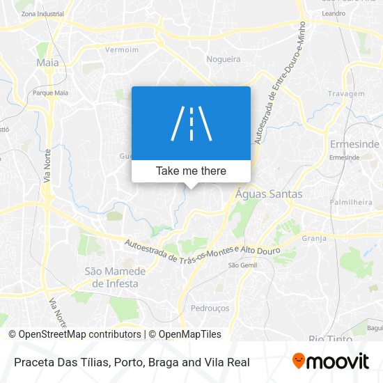 Praceta Das Tílias map