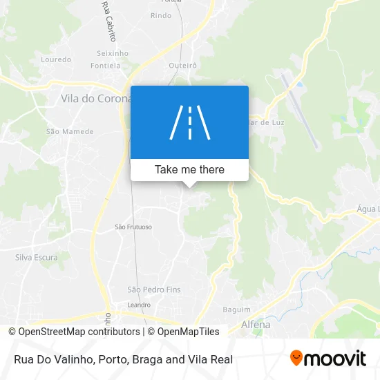 Rua Do Valinho map