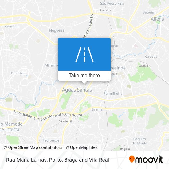 Rua Maria Lamas mapa