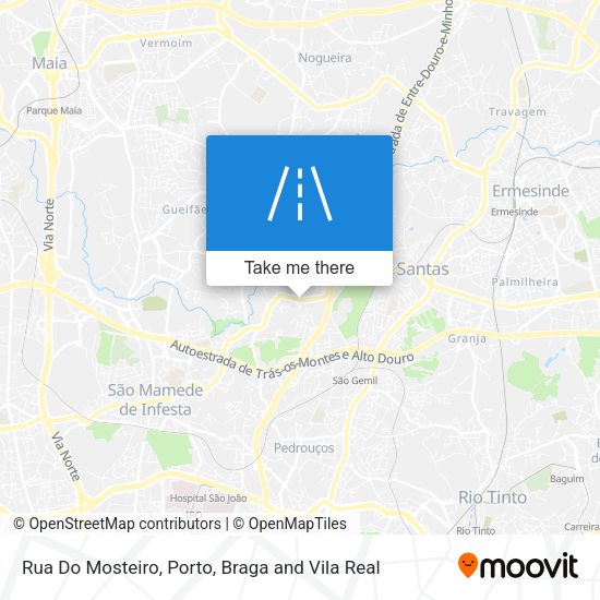 Rua Do Mosteiro mapa
