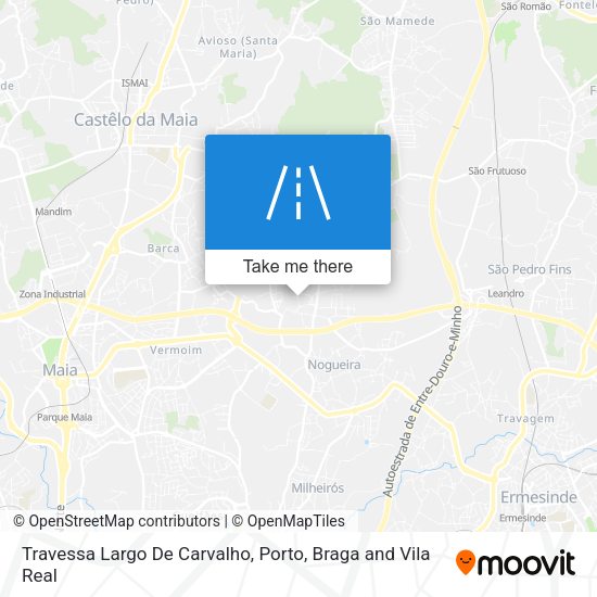 Travessa Largo De Carvalho mapa